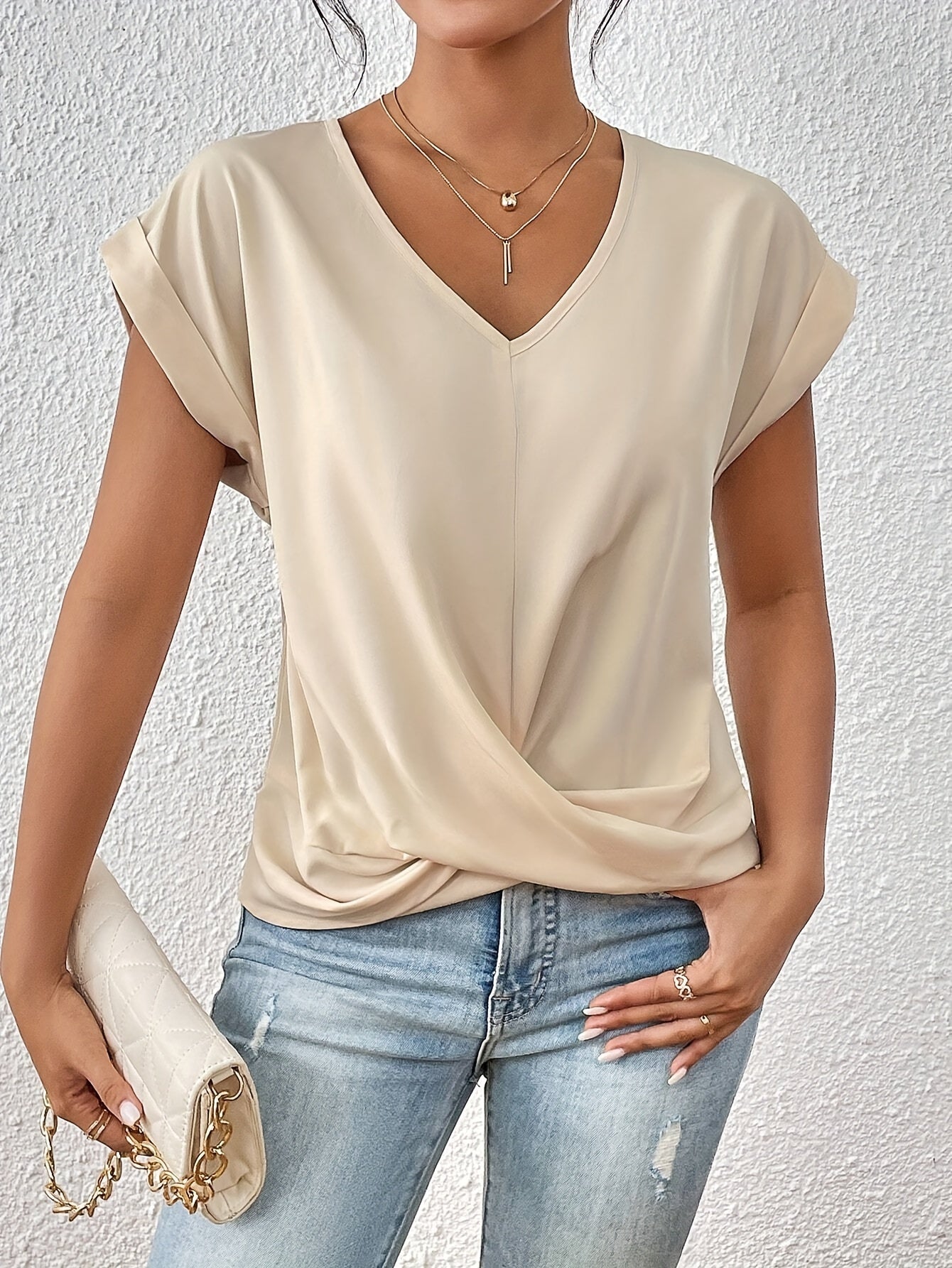 Clara | Camiseta elegante de caída suave