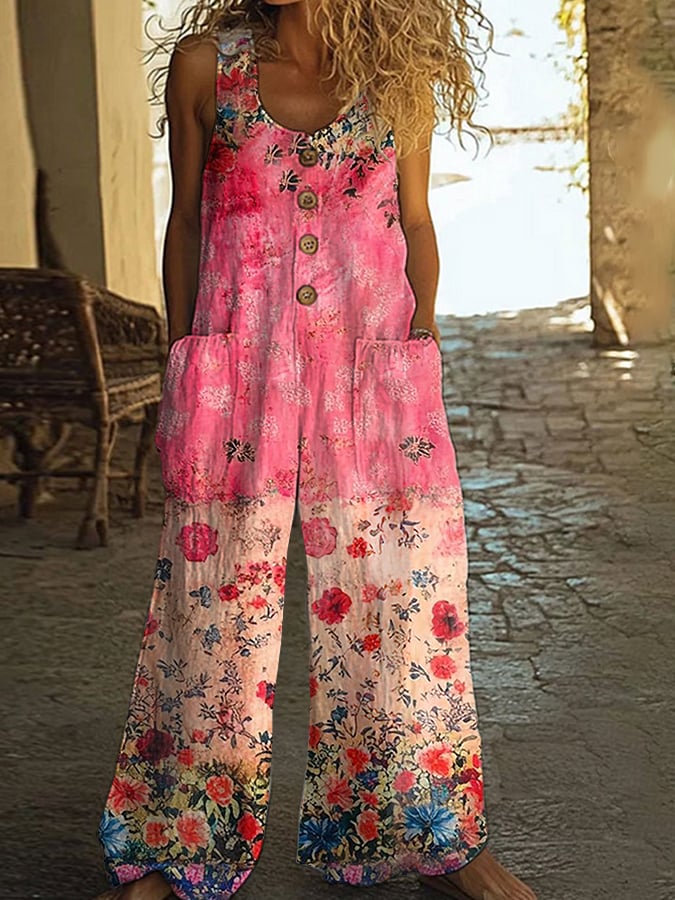 Irune | traje de patchwork floral vintage
