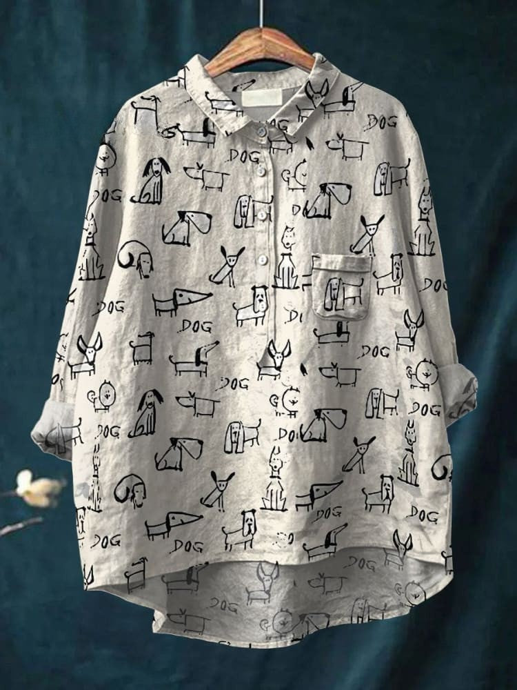 Zoe | Camiseta con dibujo de perro