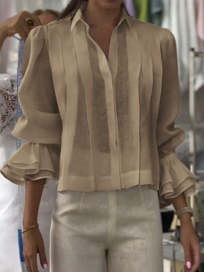 Alyss | Blusa con solapa elegante