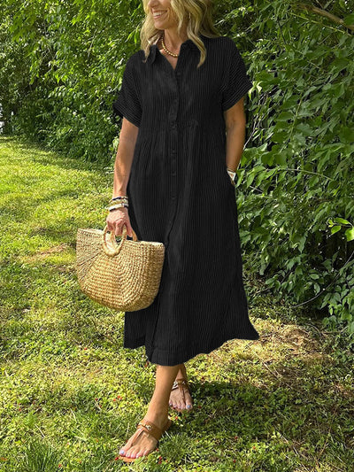 Belicia | Vestido relajado a rayas