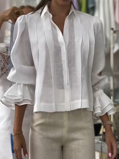 Alyss | Blusa con solapa elegante