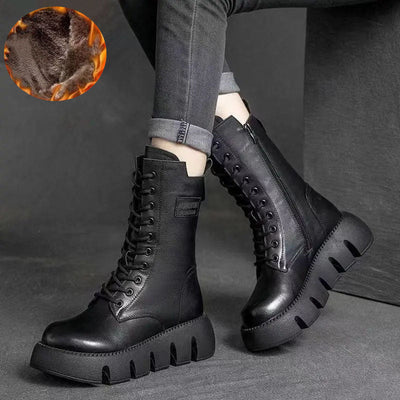 Alisa | Botas Ortopédicas de Cuero para Invierno