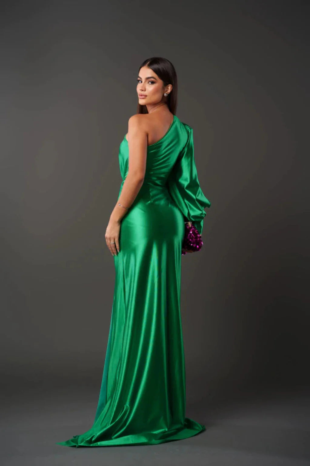 Viena | Elegante vestido largo de un solo hombro