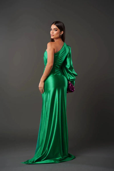 Viena | Elegante vestido largo de un solo hombro