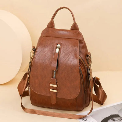 Sally | Mochila vintage de cuero