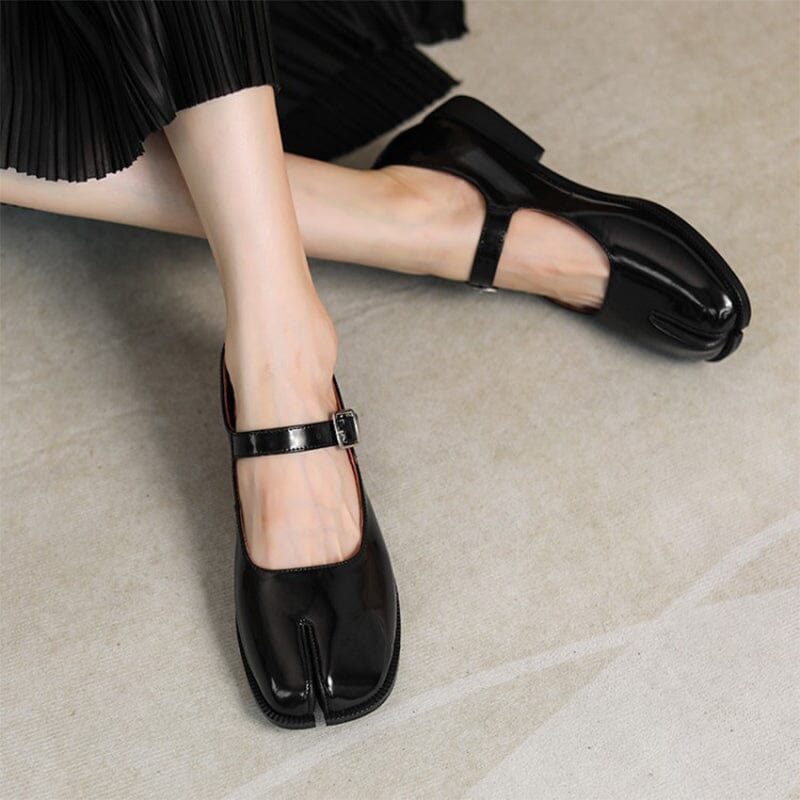 Orla | Cuero Mary Janes