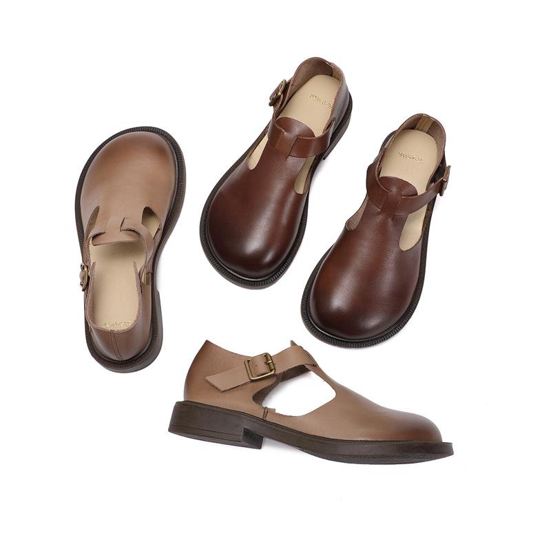 Katee | cuero de Mary Janes