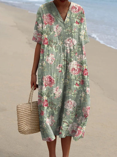 Abril | Vestido Rosa vintage
