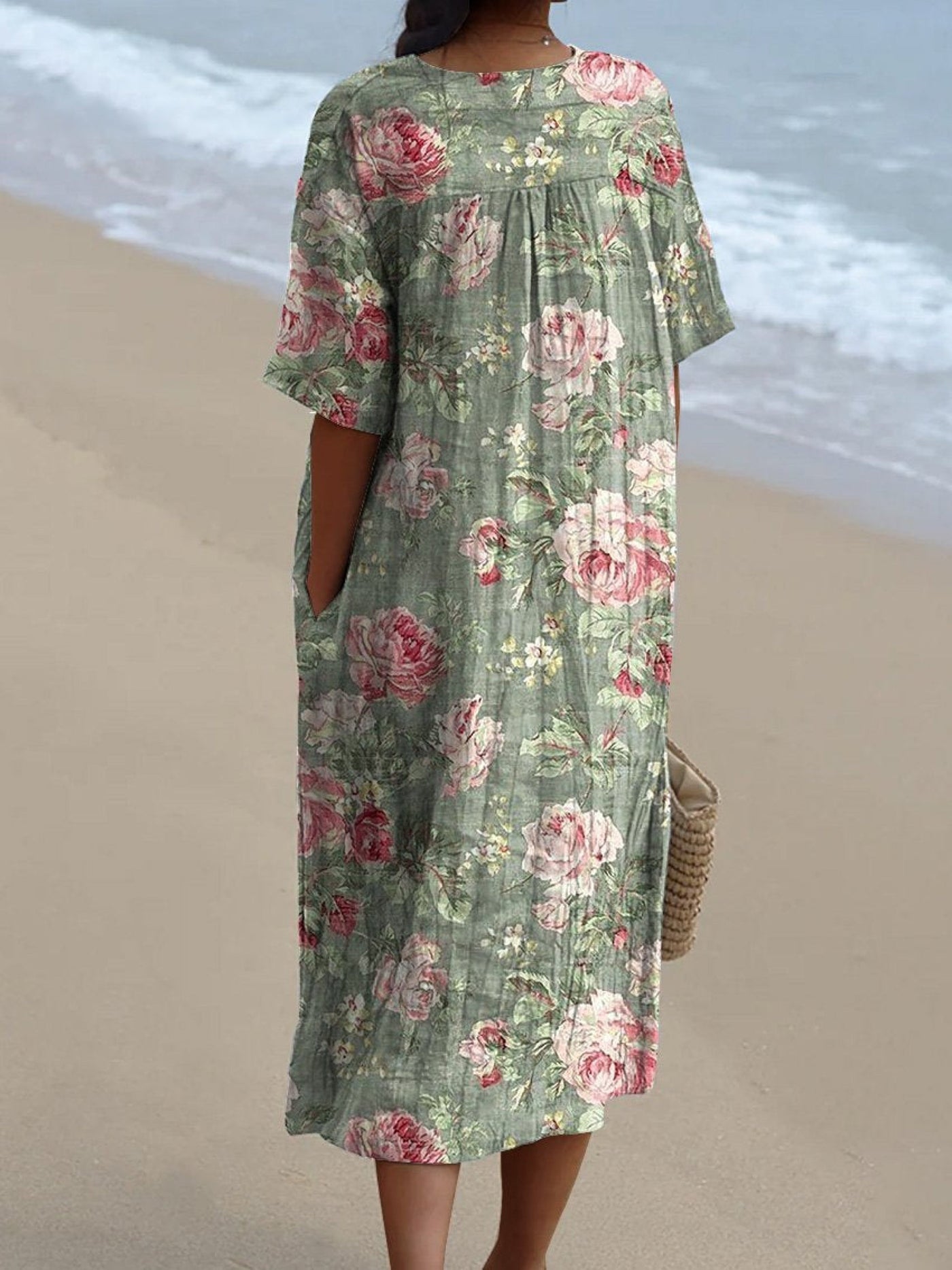 Abril | Vestido Rosa vintage