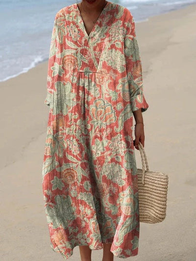 Carisa | Vestido Flor de coral