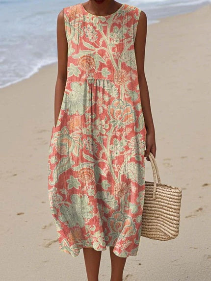 Carisa | Vestido Flor de coral